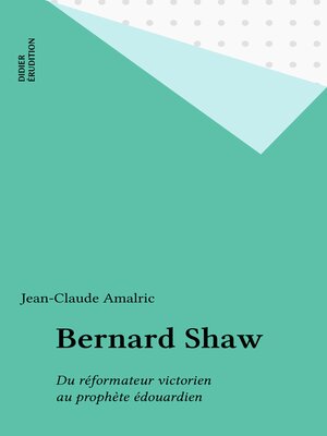 cover image of Bernard Shaw